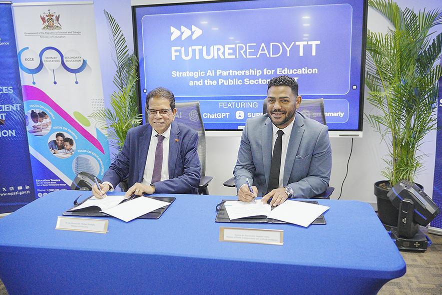Minister of MPAAI and Minister of Education at FutureReadyTT Initiative